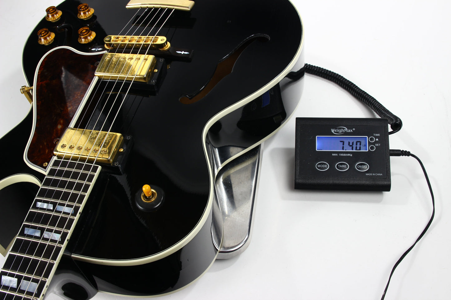 1998 Gibson Custom Shop Historic L-4 CES EBONY BLACK - Solid Spruce Carved Top, ES-175 L4 CES L5