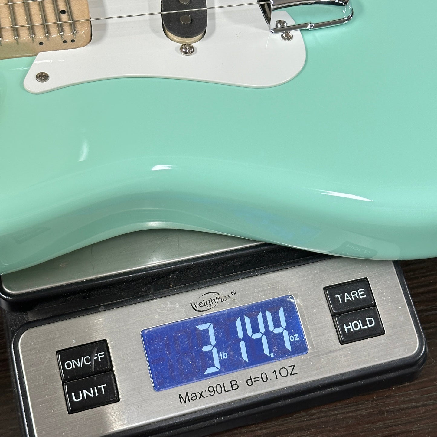 Used 2021 Fender Paul Waller Masterbuilt 50's Elecric Mando Surf Green W/Case TSU24587