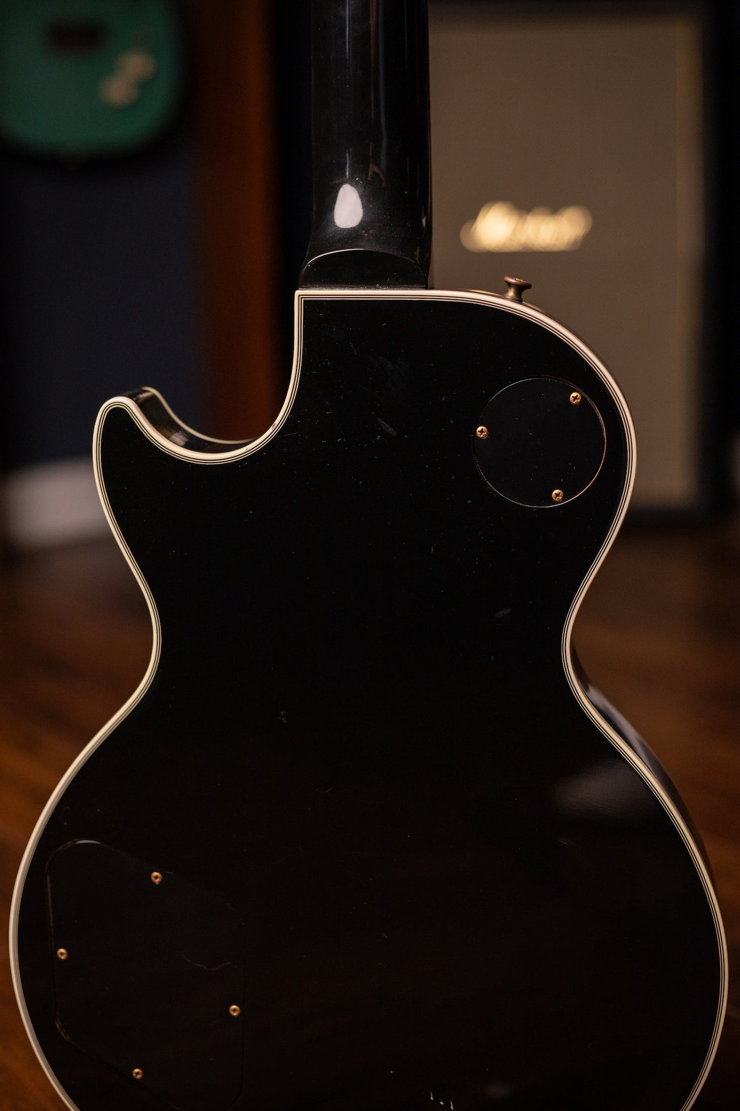 2007 Gibson Les Paul Custom Electric Guitar - Ebony