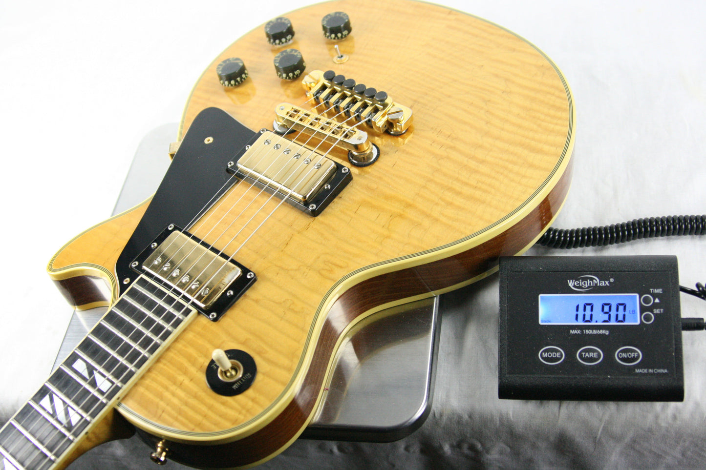 1979 Gibson 25/50 Anniversary Les Paul Custom Natural! AMAZING FLAMETOP! One of the Best Tops!