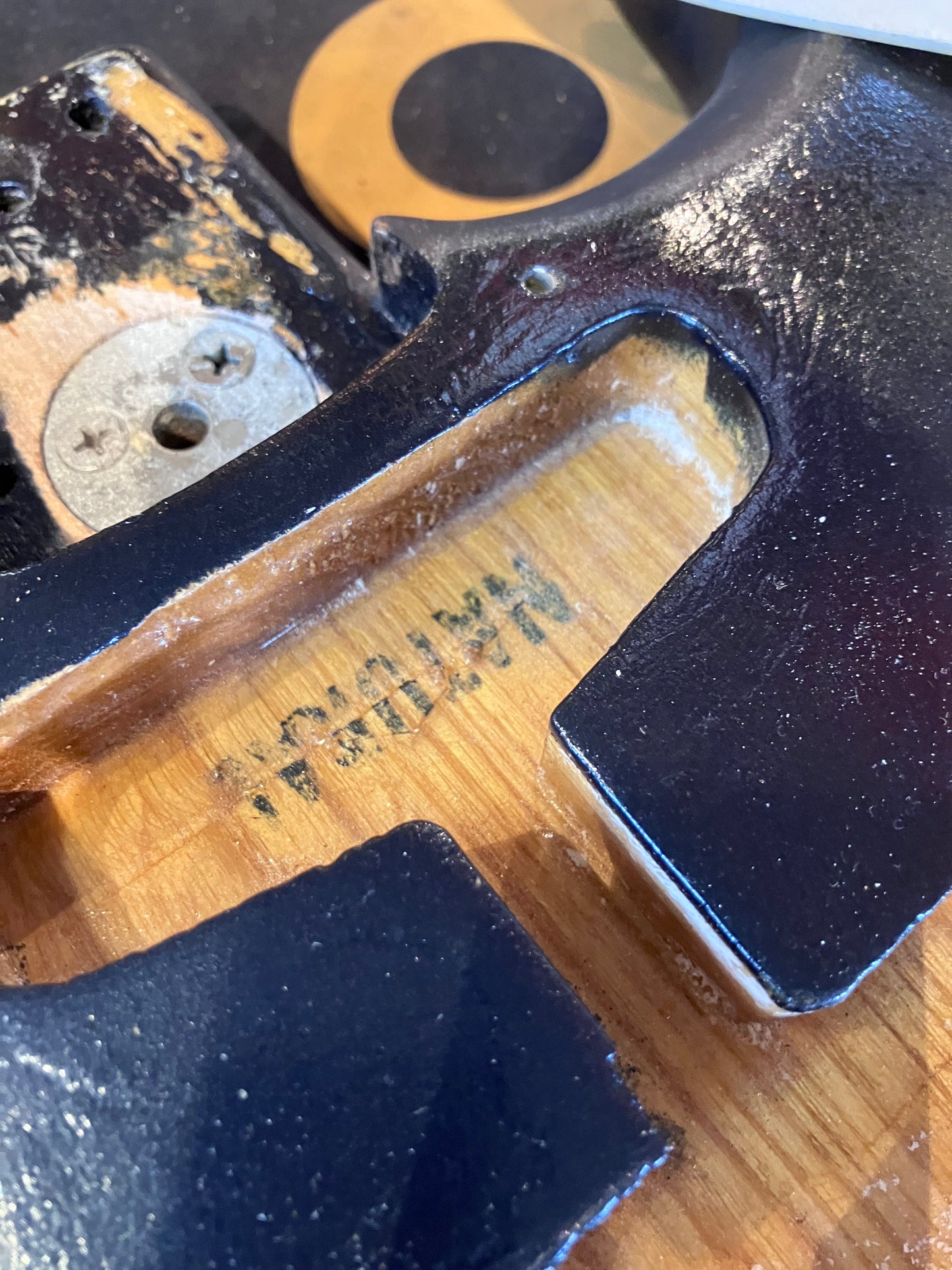 1974 Fender Stratocaster (USA, Black Refinish, HSC)