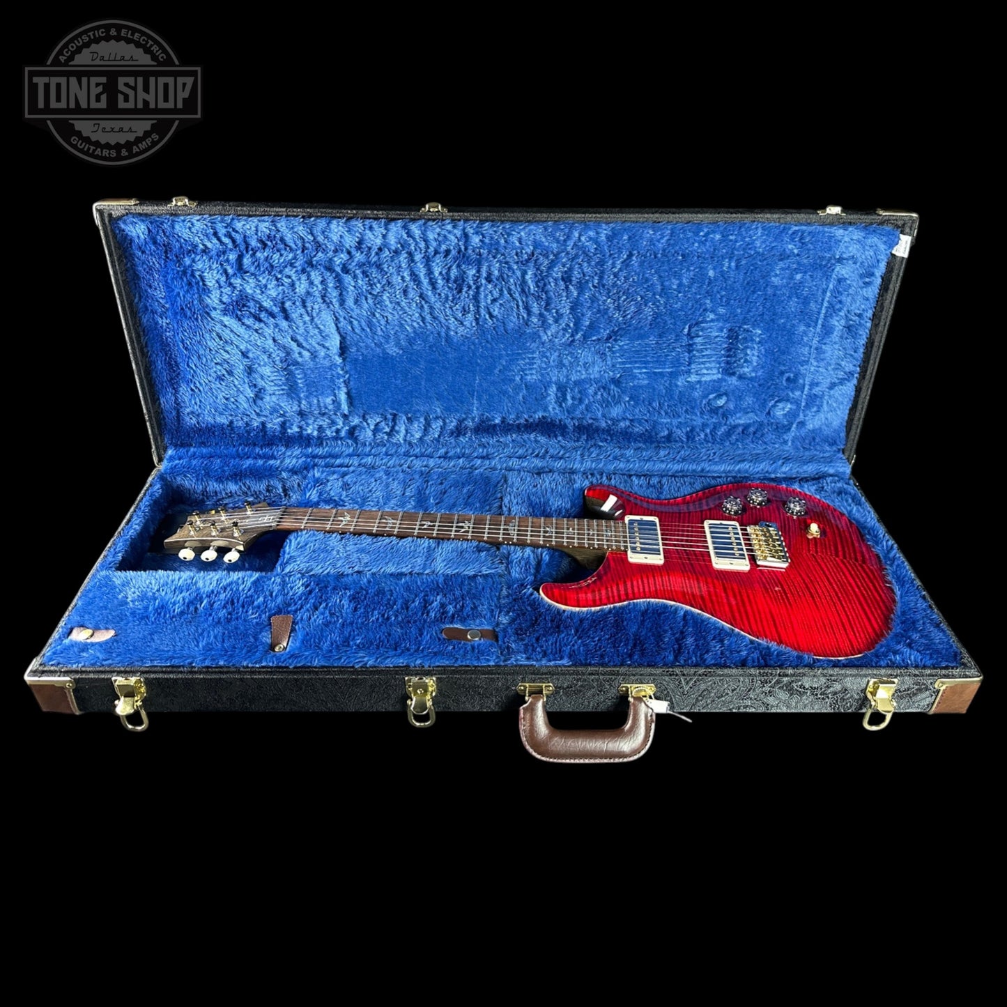 PRS Wood Library DGT 10 Top Red Tiger Darkback Korina / Brazilian RW w/case 0422536