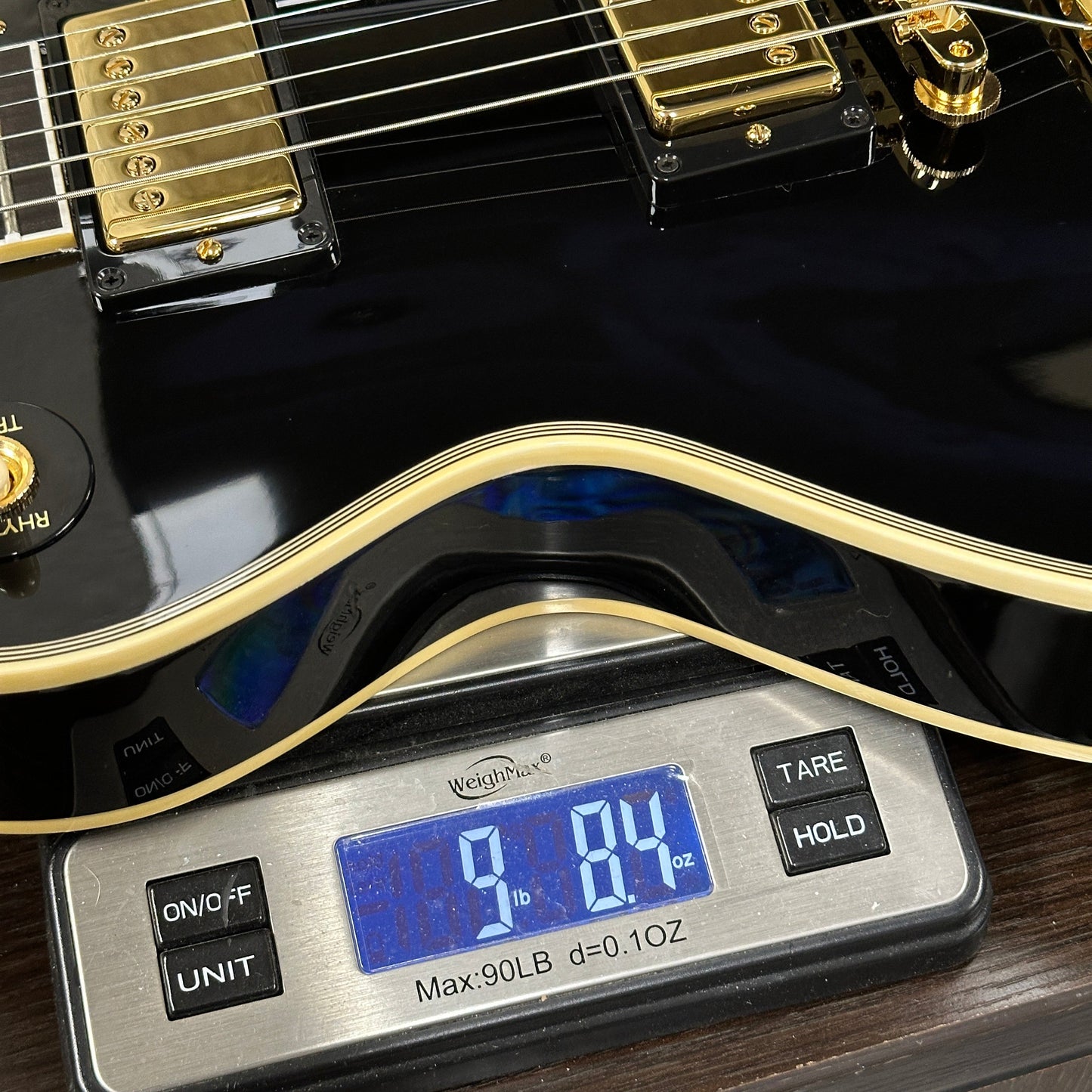 Gibson Custom 1968 Les Paul Custom Reissue Gloss Ebony w/case 602568