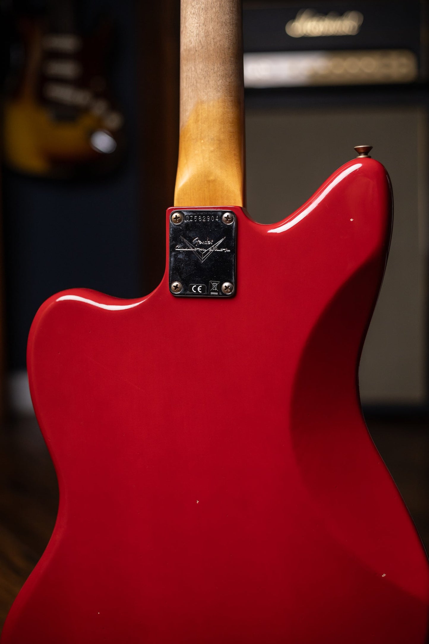 Fender Custom Shop Journeyman 1959 250K Jazzmaster Electric Guitar - Aged Dakota Red
