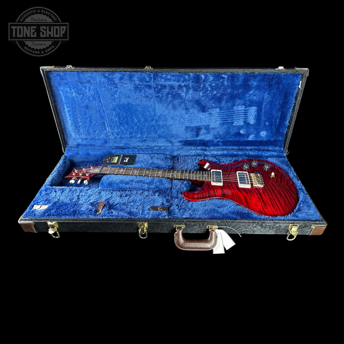 PRS Wood Library DGT 10 Top Red Tiger Sprayer's Choice Korina / Brazilian RW w/case 0422534