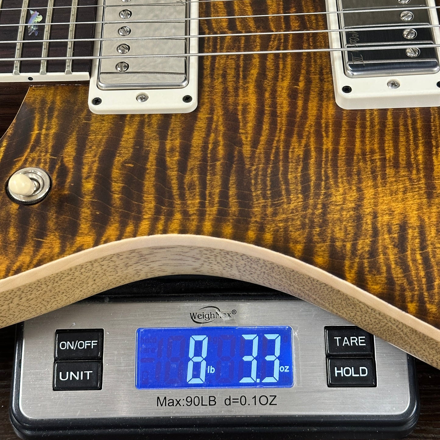 PRS Wood Library McCarty 594 Korina Yellow Tiger Satin RW neck w/case 0414077
