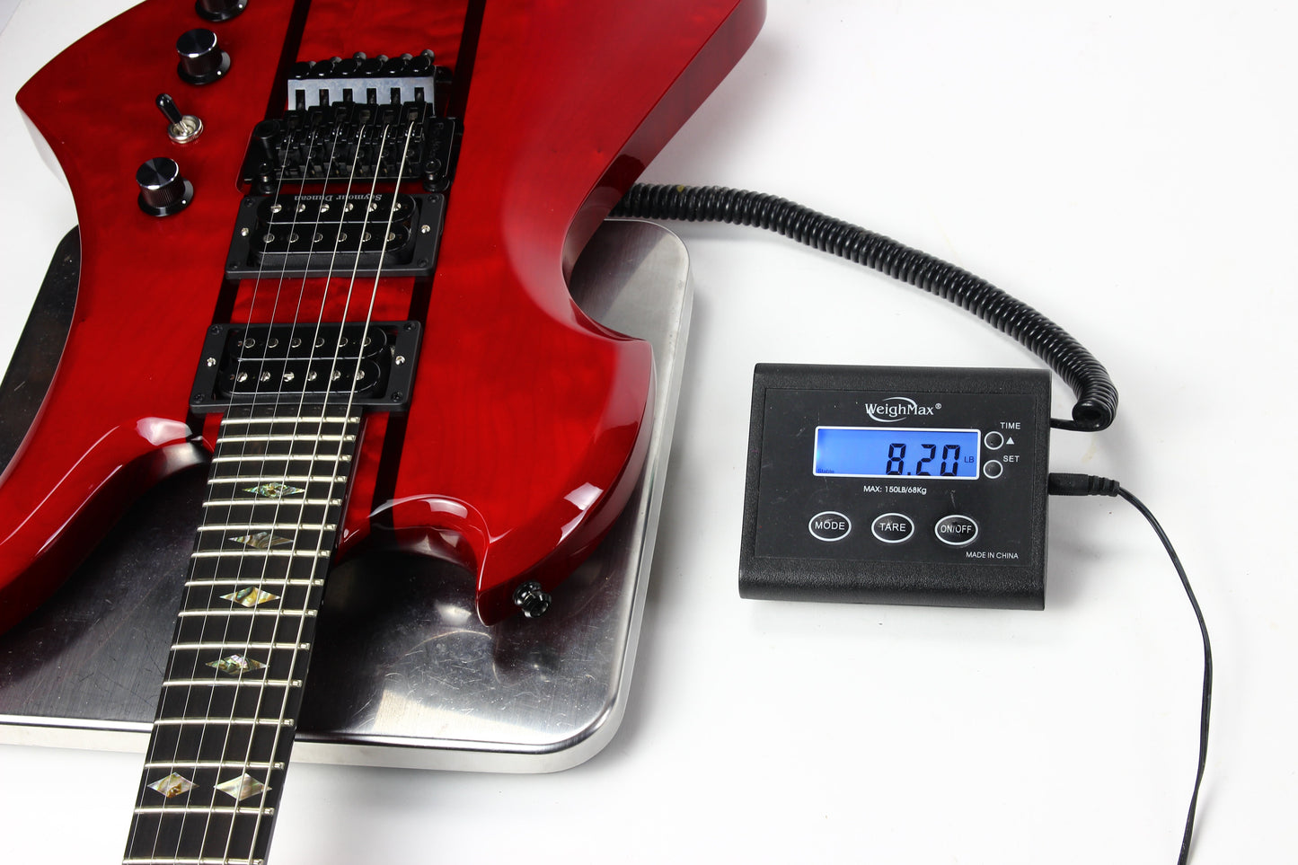 1999 BC Rich USA Mockingbird SL SLASH Transparent Red Floyd Rose!