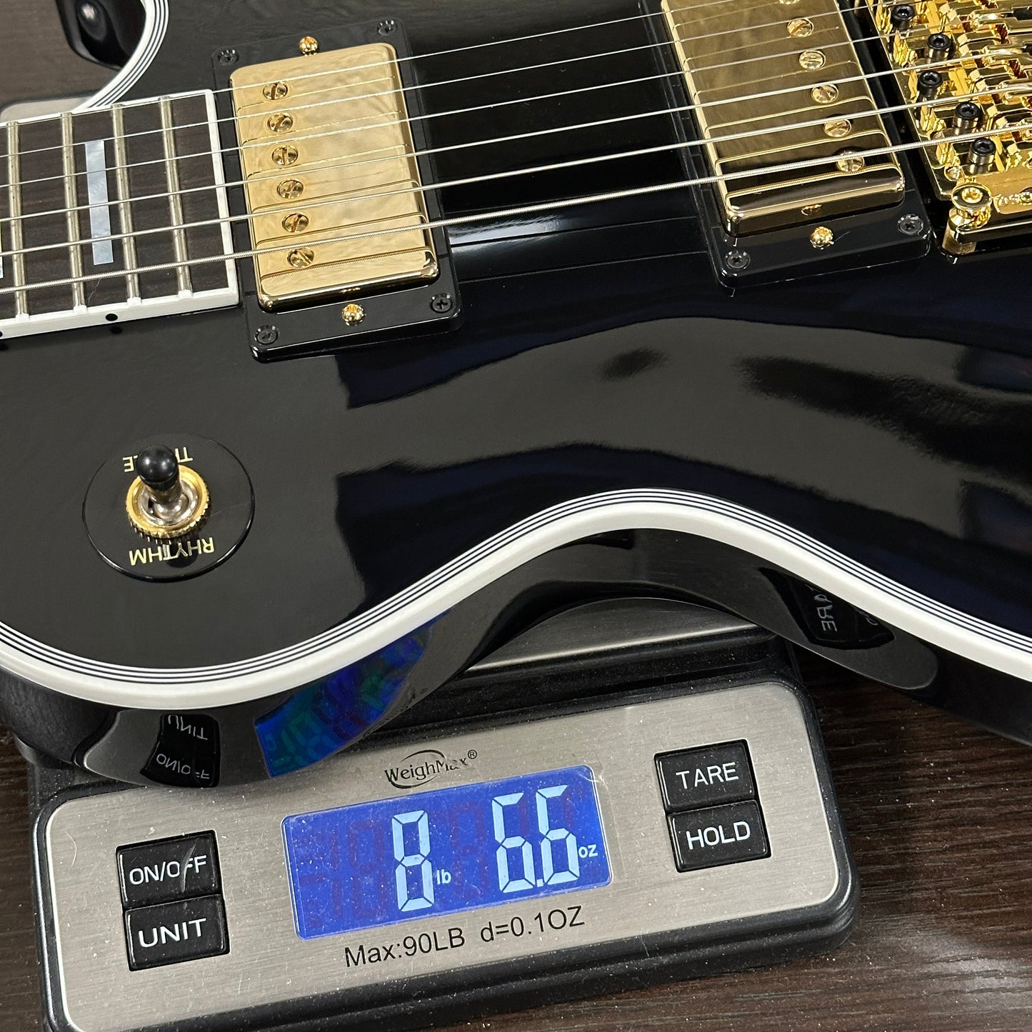 Gibson Custom Les Paul Axcess Custom w/Ebony Fingerboard Floyd Rose Gloss Ebony w/case CS600476