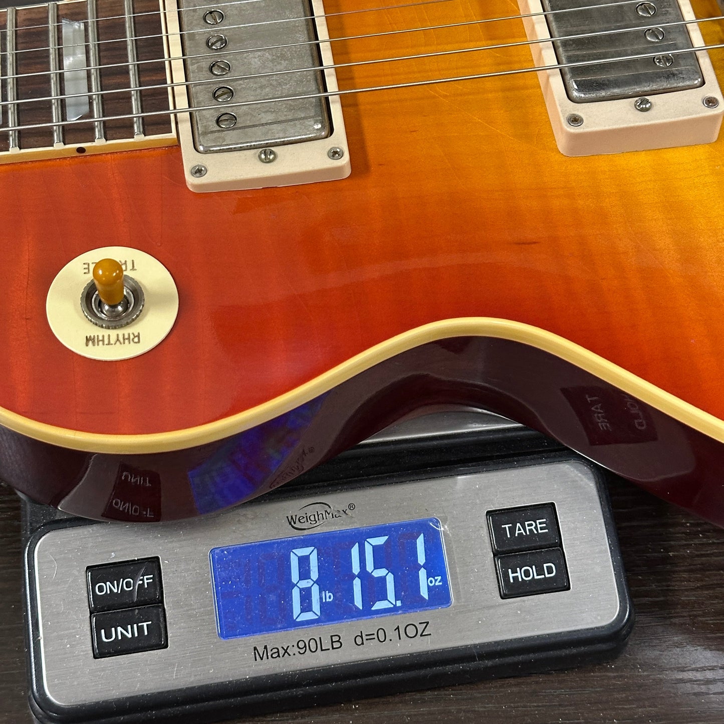 Gibson Custom 1959 Les Paul Standard Reissue Ultra Light Aged Sunrise Teaburst w/case 951301