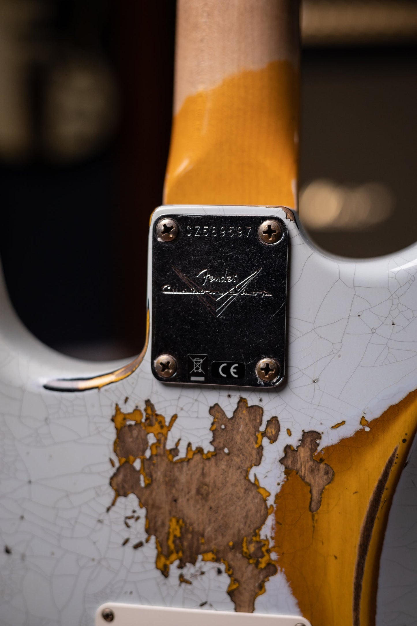 Fender Custom Shop '61 Stratocaster Heavy Relic Electric Guitar - Super Faded Aged Sonic Blue over 3-Color Sunburst