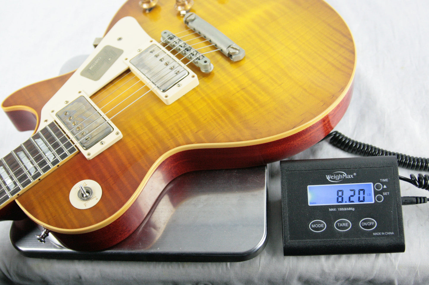 FLAMETOP 1958 Gibson Mark Knopfler VOS Les Paul Custom Shop Historic 58 R8 Lightweight! THE BEST!