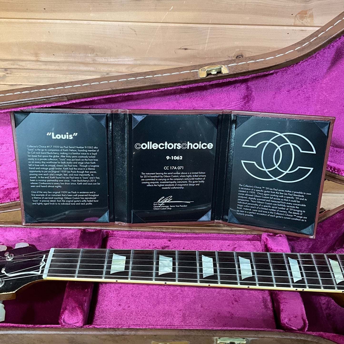 Gibson Custom 2014 Collector's Choice #17 Keith Nelson "Louis" 1959 Les Paul Electric Guitar - Aged Honey Burst