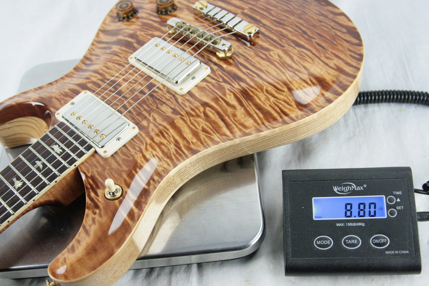 MINT 2018 PRS Wood Library 594 Artist Quilt Top! Paul Reed Smith Cocobolo Swamp Ash