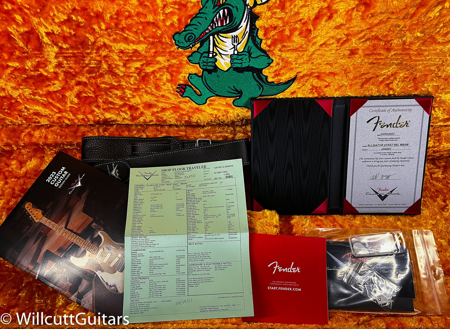 Fender Custom Shop Jerry Garcia Alligator Strat Relic Aged Natural Masterbuilt by Austin MacNutt