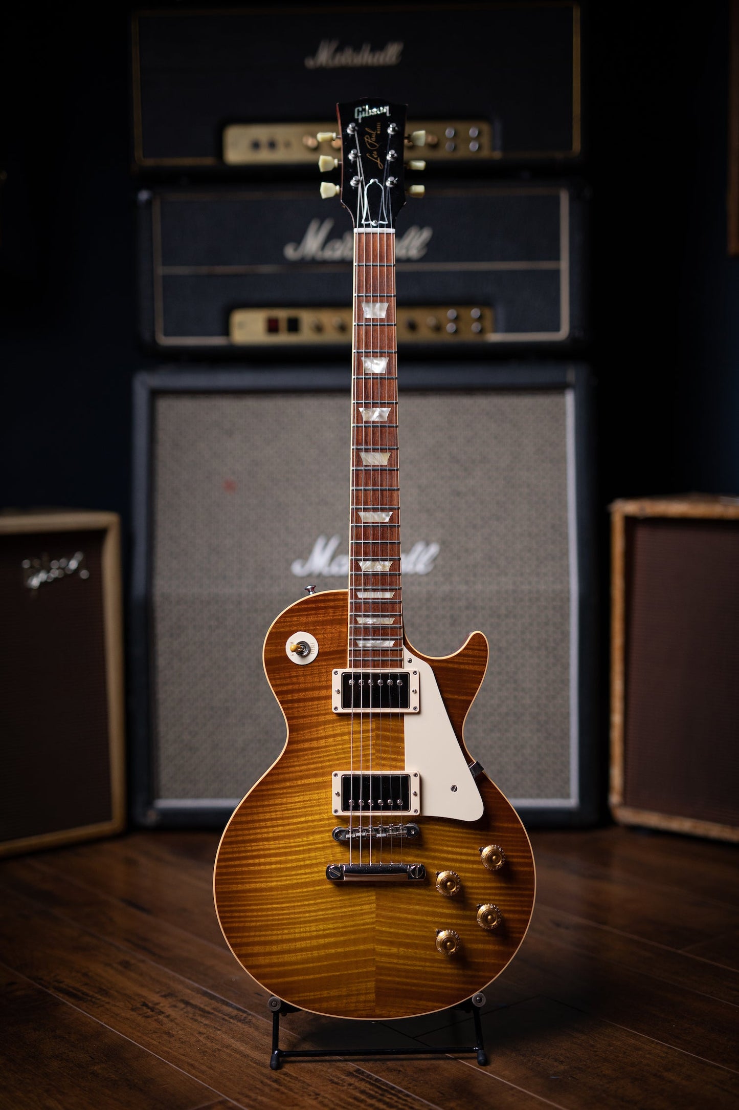 2009 Gibson Custom Shop 1959 Les Paul Reissue 50th Anniversary Electric Guitar - Sweet Tea Burst