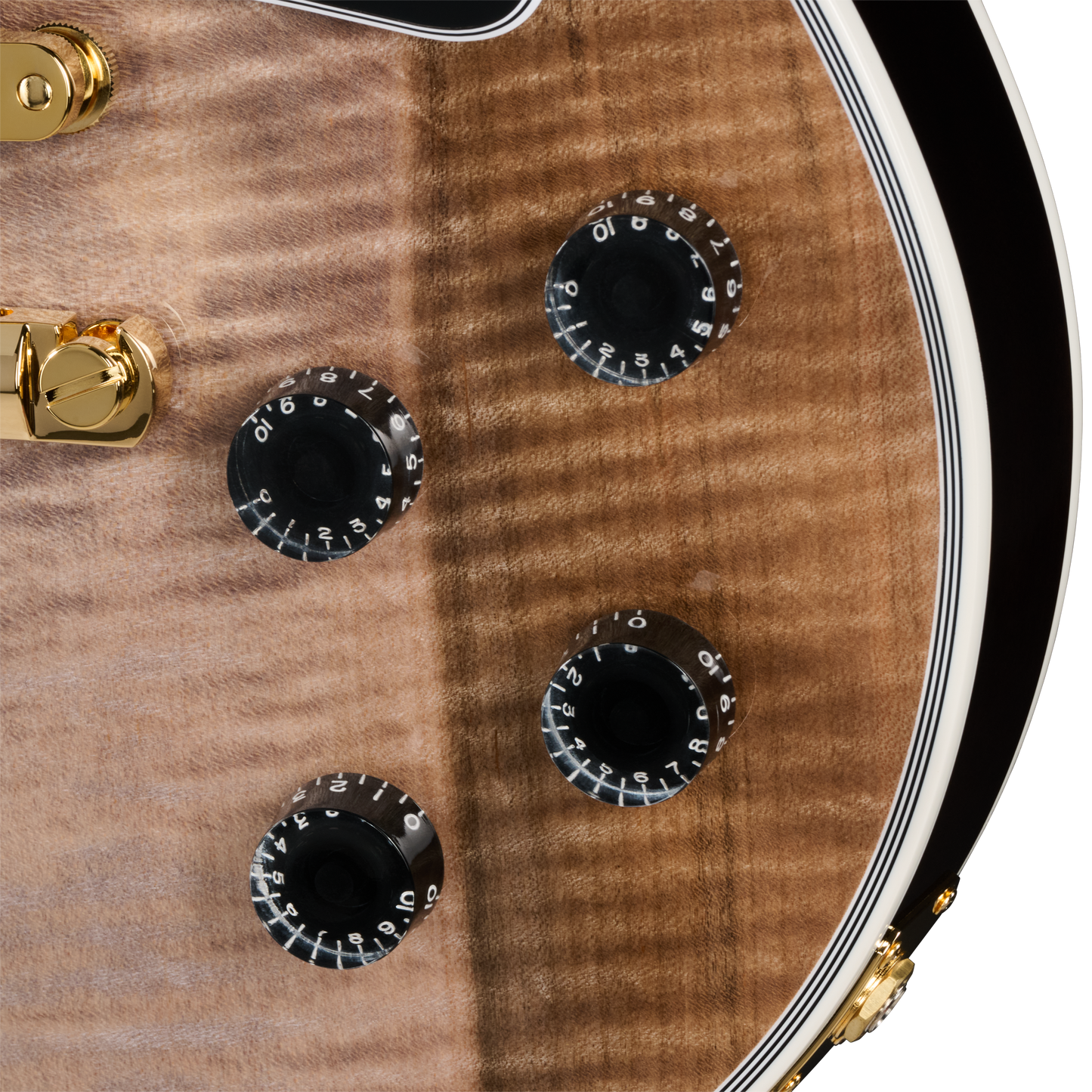Gibson Custom Les Paul Custom with Figured Maple Heartwood Top, Gloss, Light Charcoal
