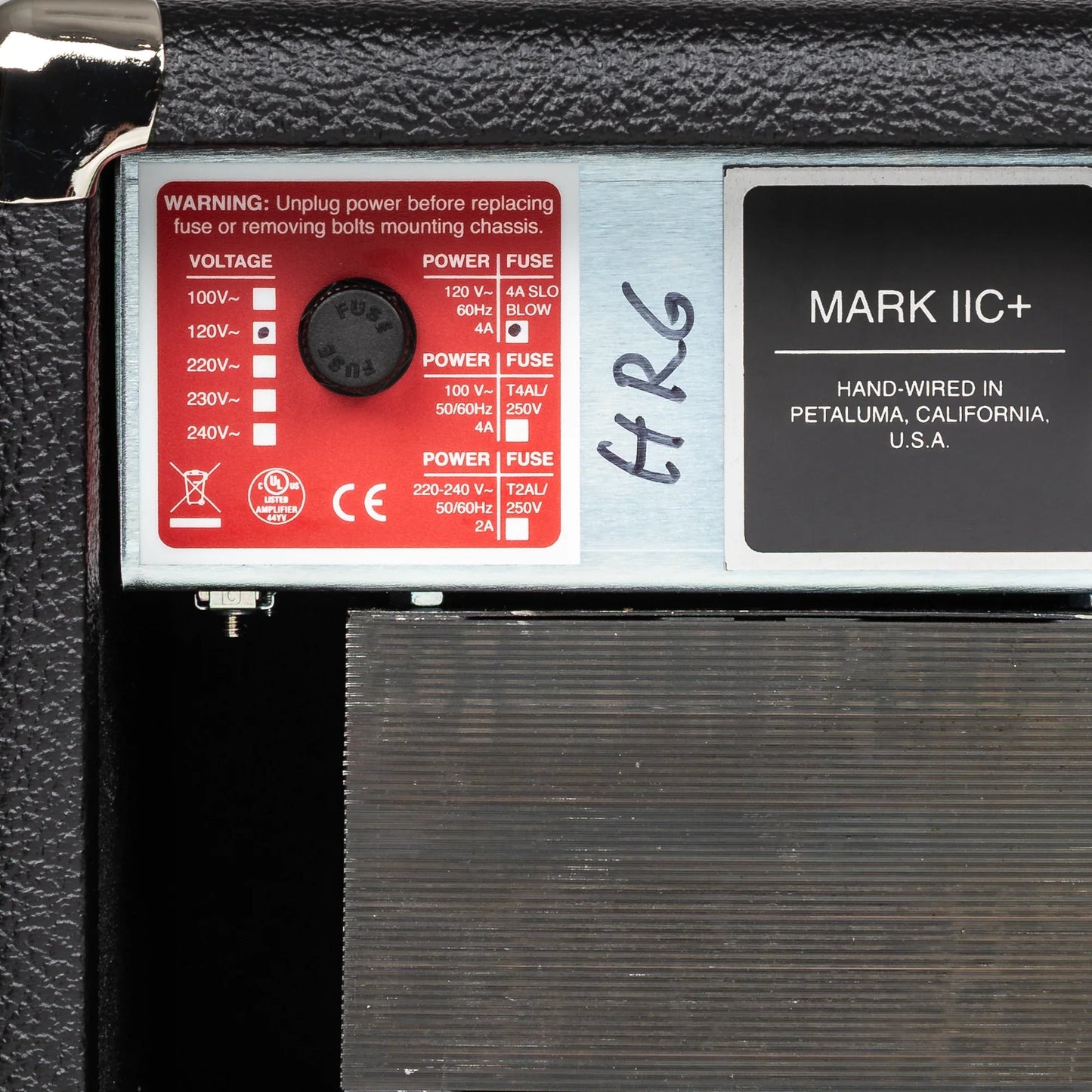 Mesa Boogie Mark IIC+ HRG Head Black