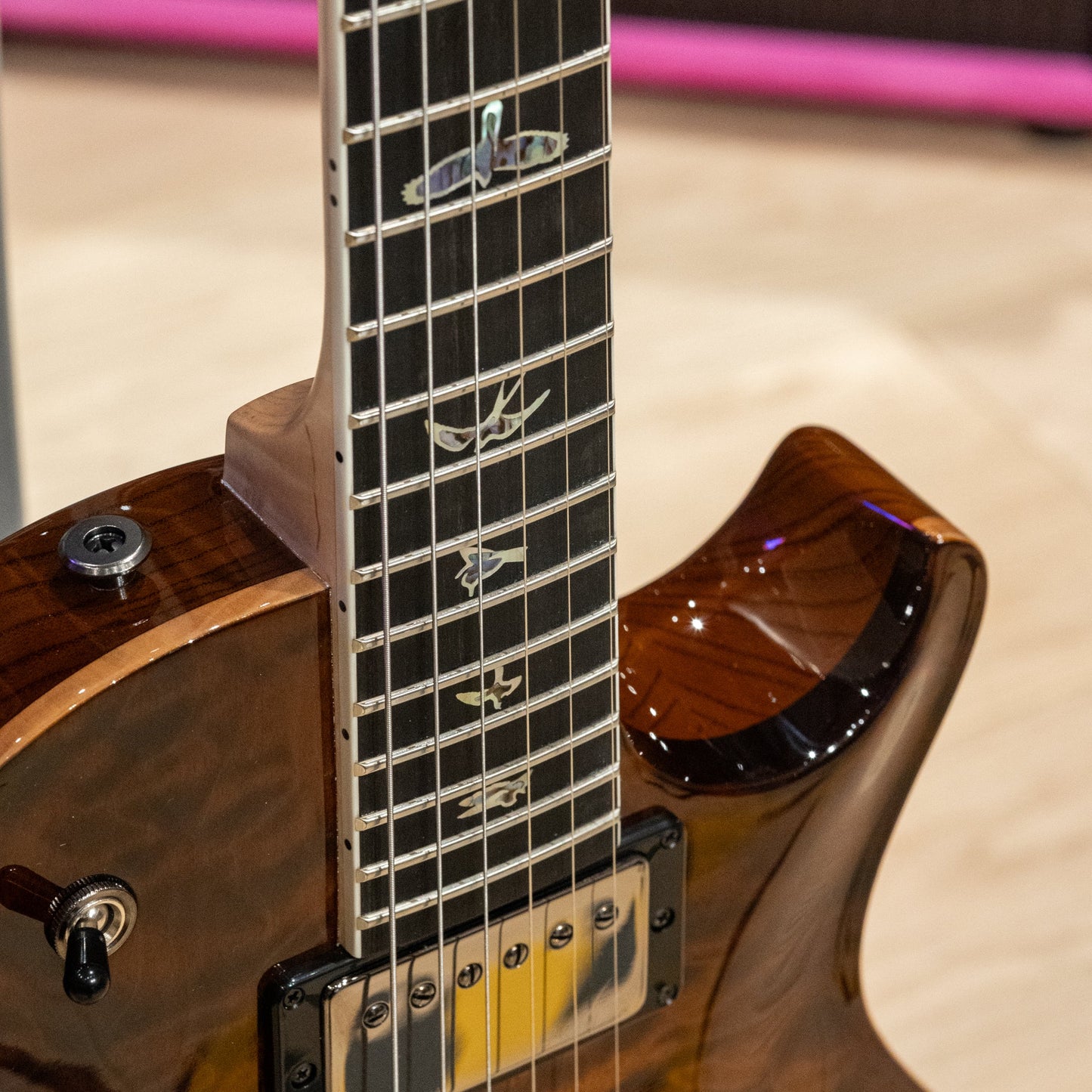 PRS Wood Library McCarty 594 Singlecut 10-Top - Orange Tiger Quilt