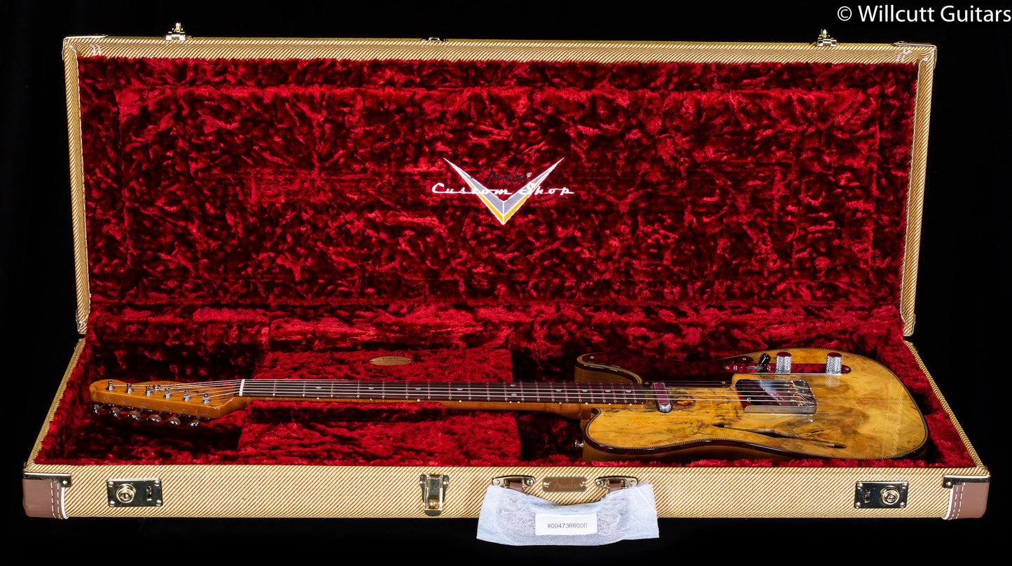 Fender Custom Shop Limited Edition Artisan Buckeye Double Esquire Aged Natural