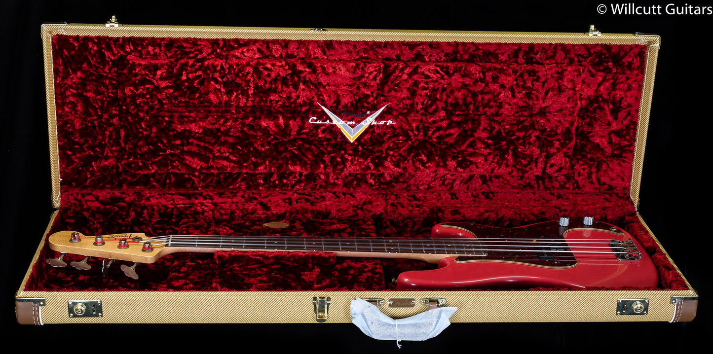 Fender Custom Shop Pino Palladino Signature Precision Bass Fiesta Red over Desert Sand