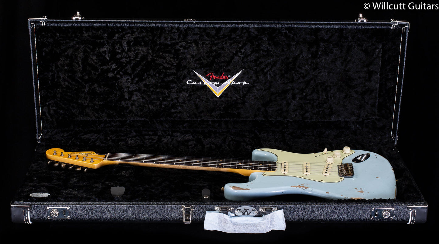 Fender Custom Shop "The 63" 1963 Stratocaster Relic Sonic Blue Large C