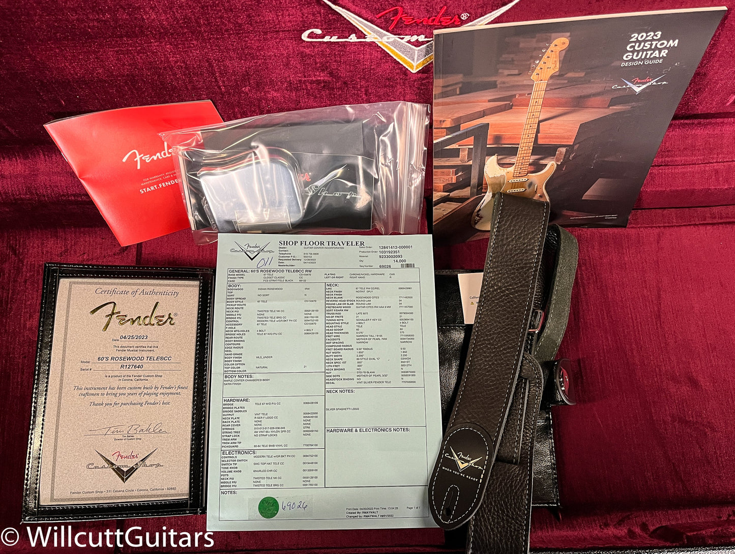 Fender Custom Shop 60's Rosewood Telecaster Closet Classic (640)
