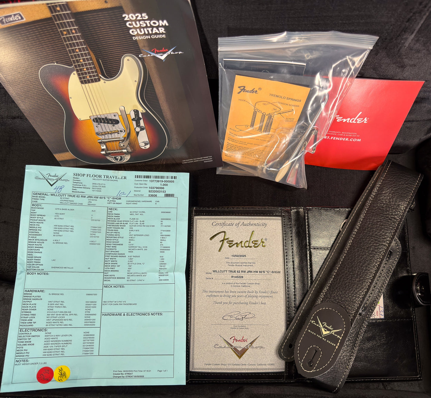 Fender Custom Shop Willcutt True '62 Stratocaster Journeyman Relic Sherwood Green Metallic 60s C (228)