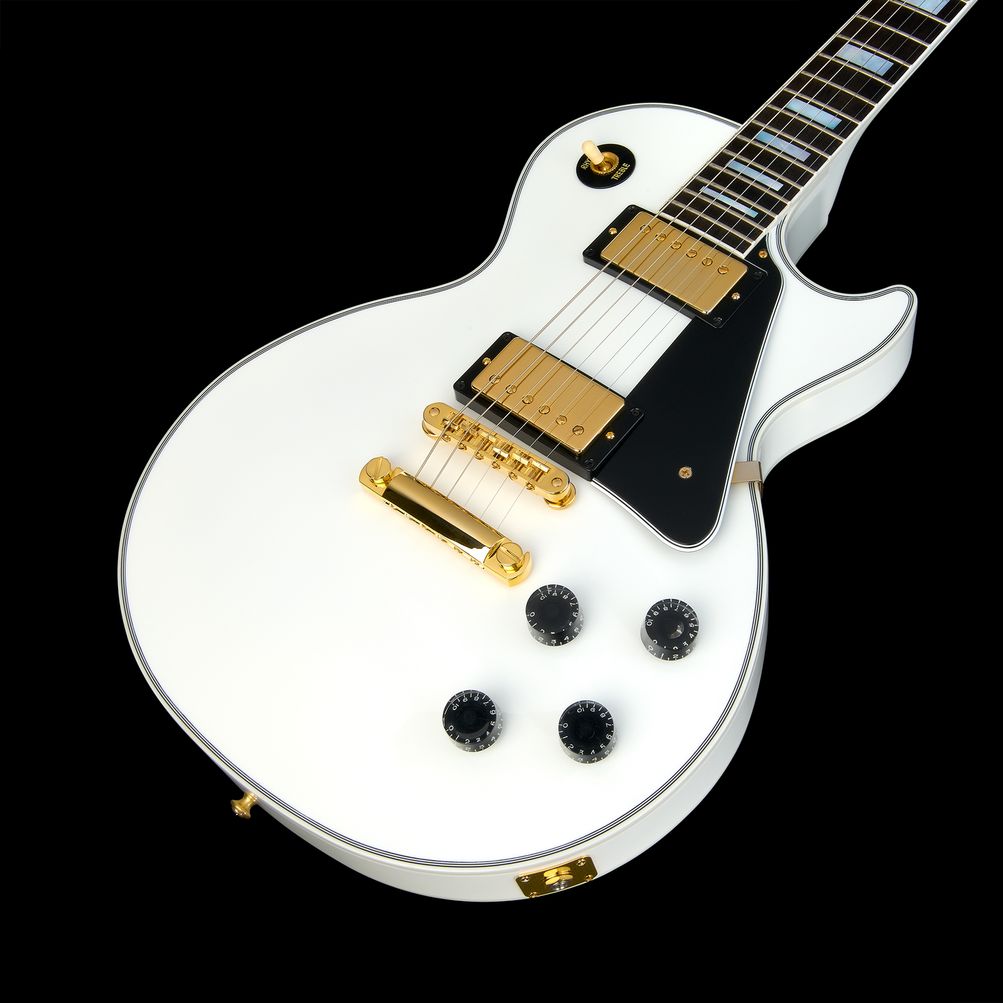 Gibson Les Paul Custom w/ Ebony Fingerboard Gloss - Alpine White