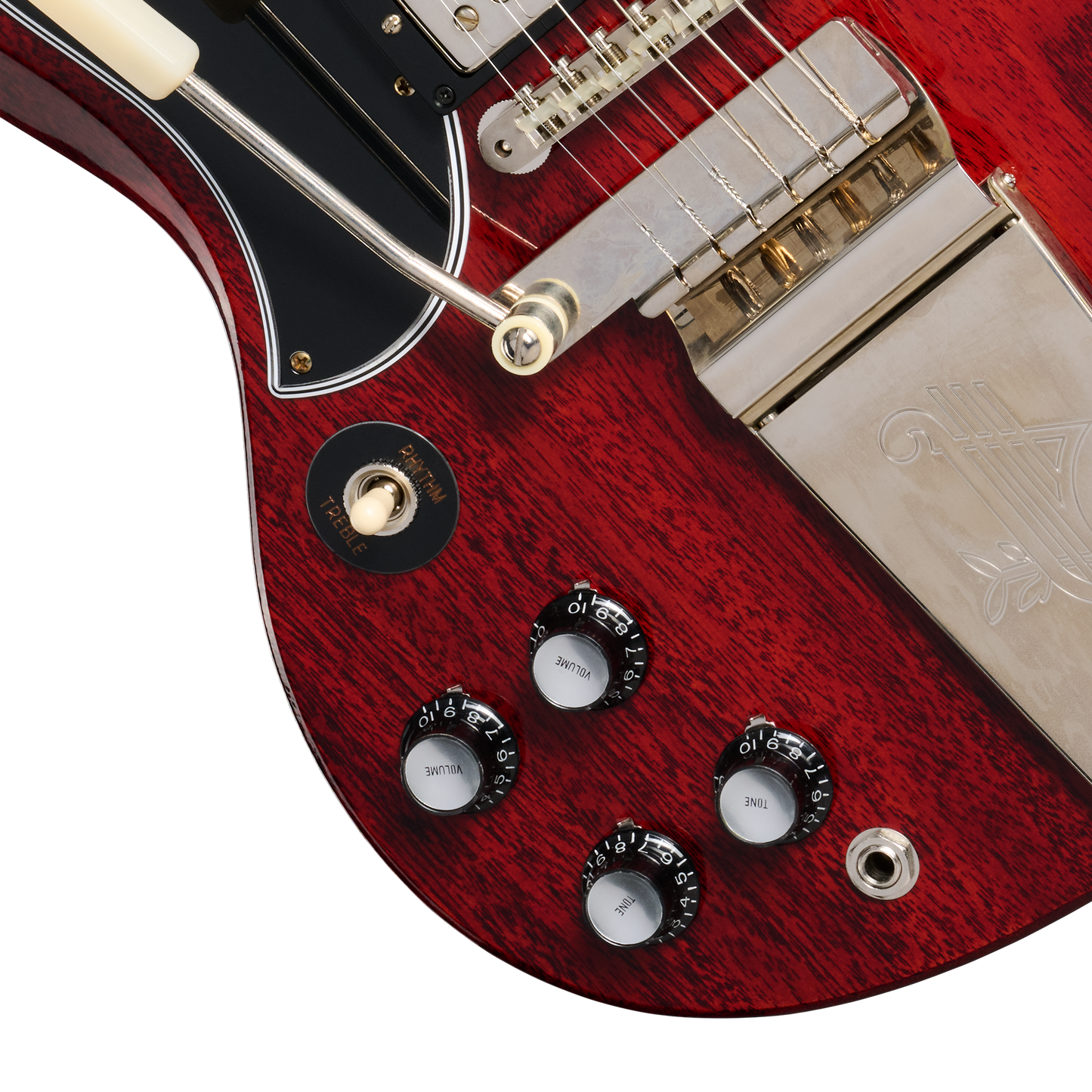 Gibson Custom 1964 SG Standard Reissue with Maestro, Left-Handed, Cherry Red