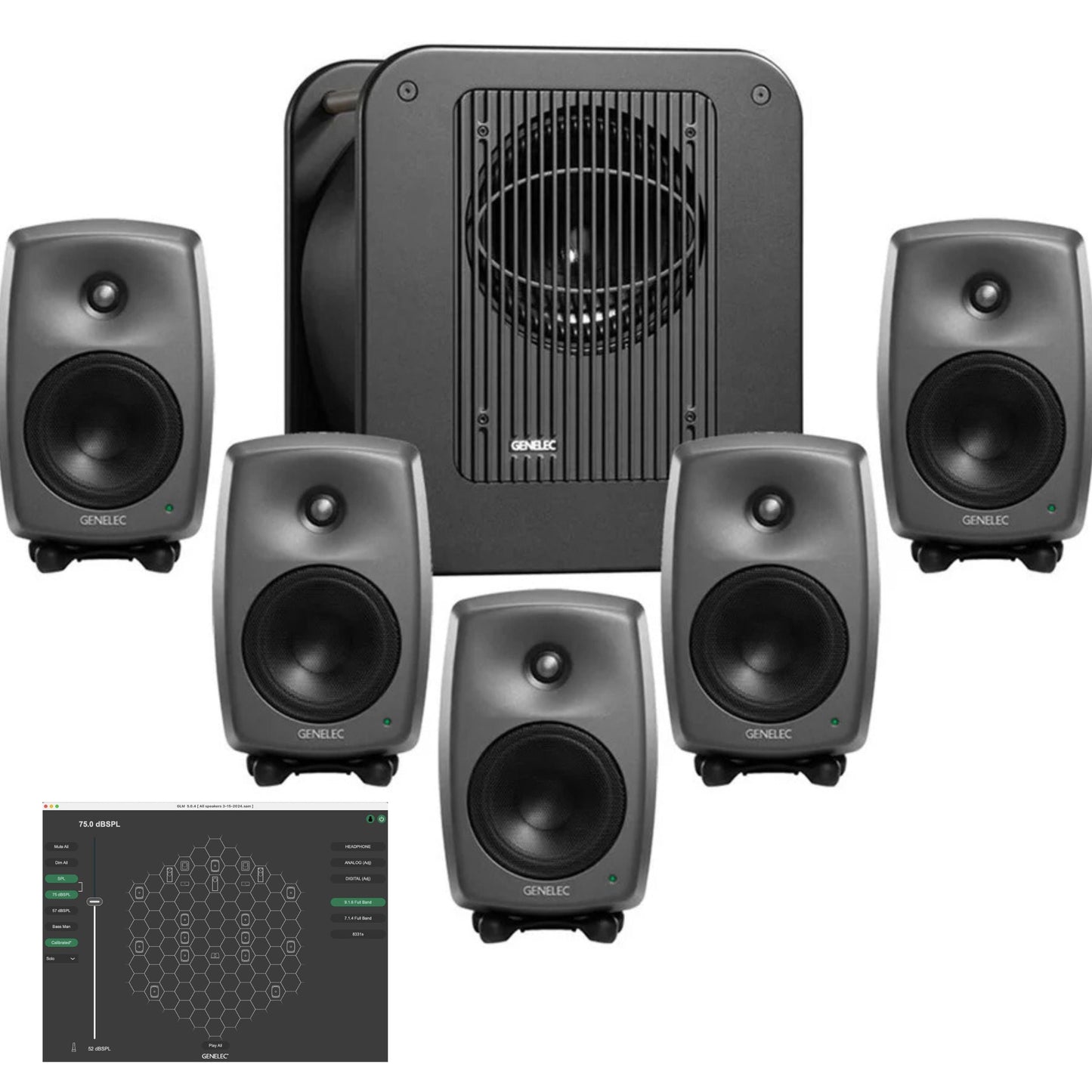 Genelec 8330 5.1 Surround Sound System with 7360APM Subwoofer