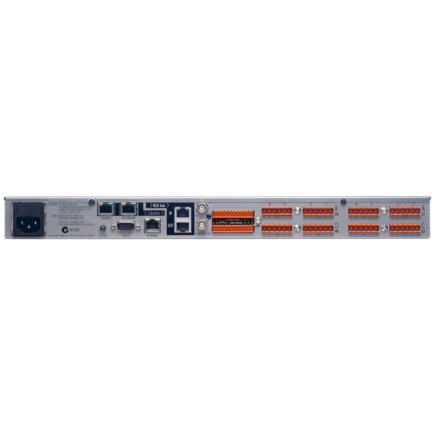 BSS Blue-800 Signal Processor with BLU Link and CobraNet