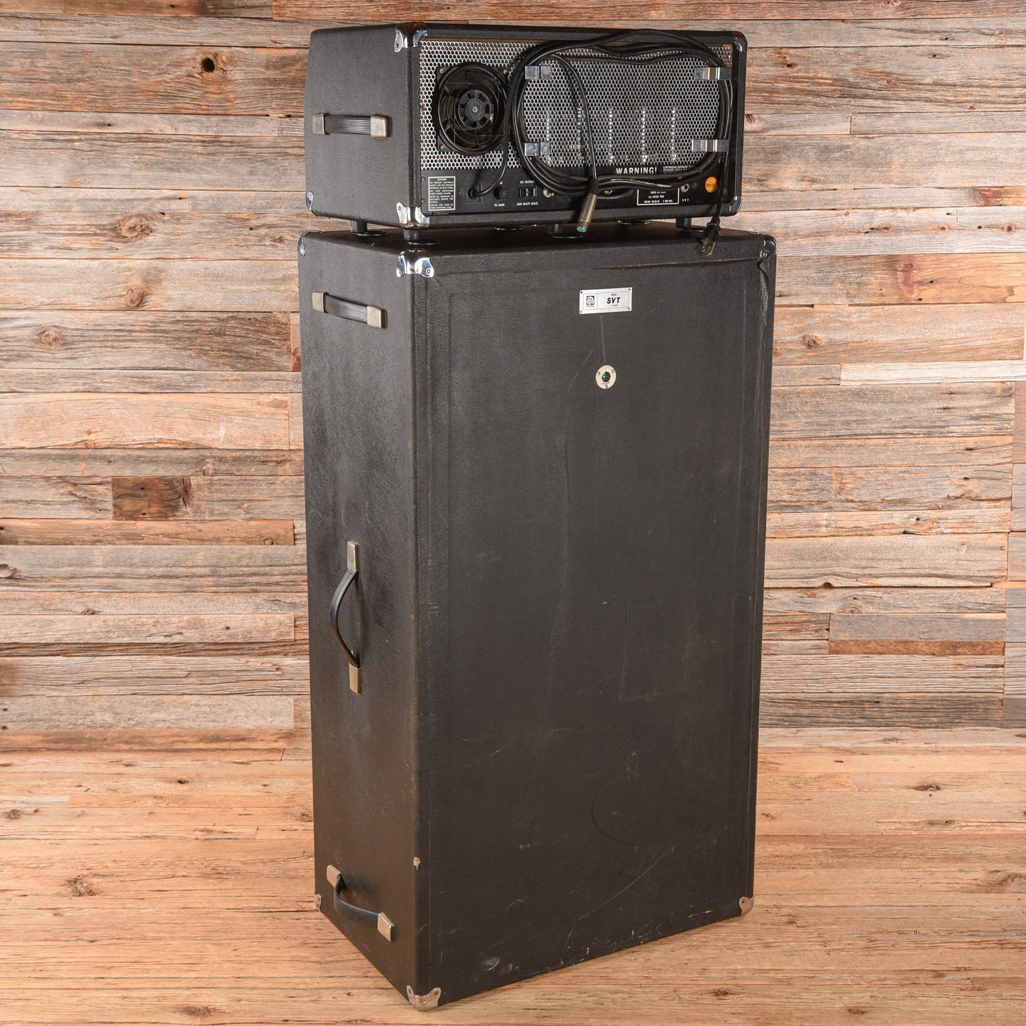 Ampeg SVT "Blue Line" 300-Watt Bass Amp Head w/Squareback 8x10 Cabinet