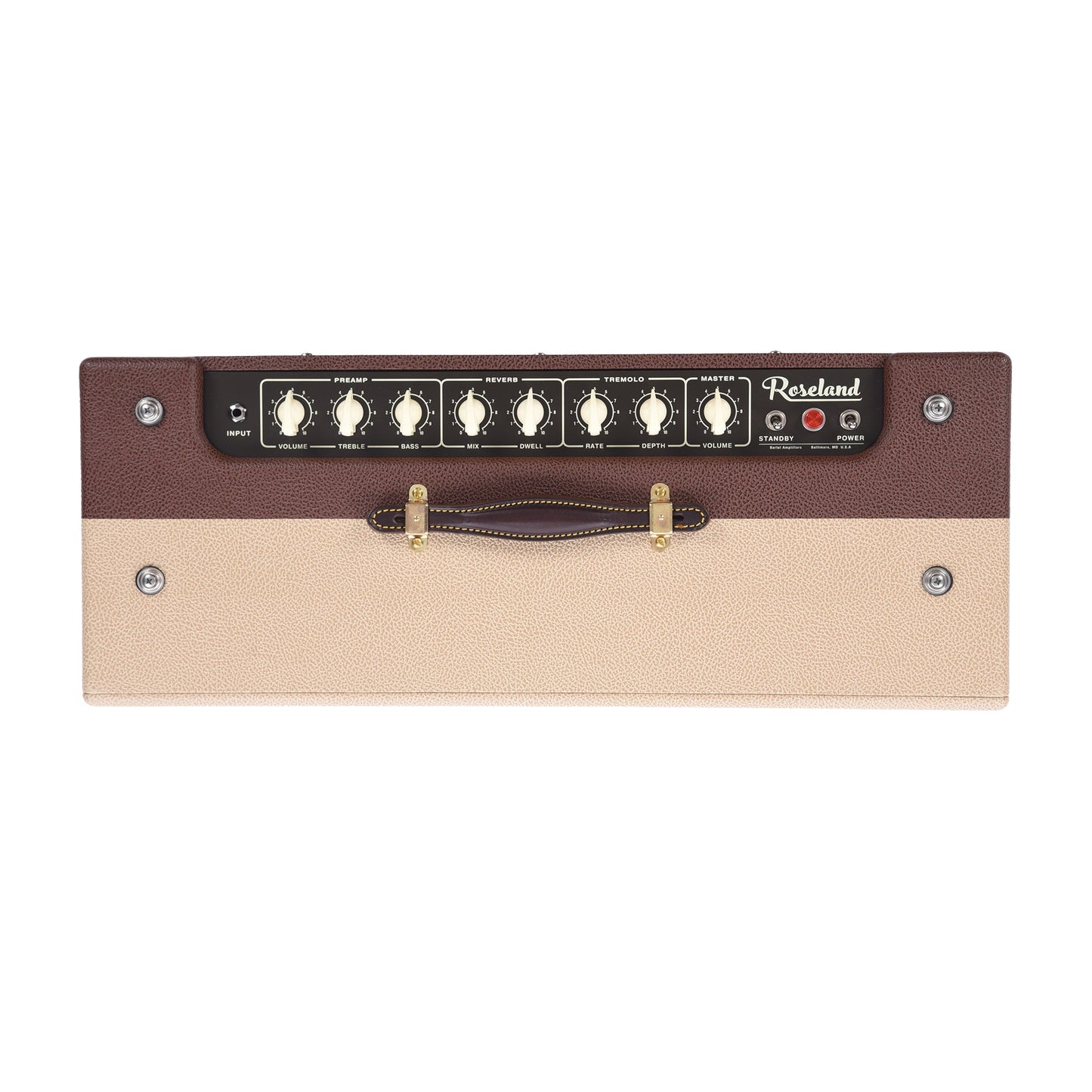 Bartel Roseland 45w Head Ivory/Brown Tolex w/Reverb & Tremolo