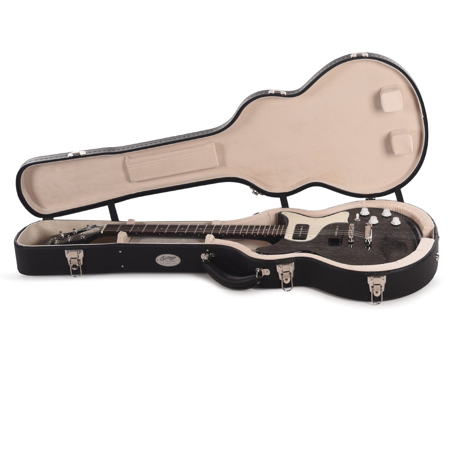 Collings 290 DC Black Doghair w/Lollar P90 Pickups