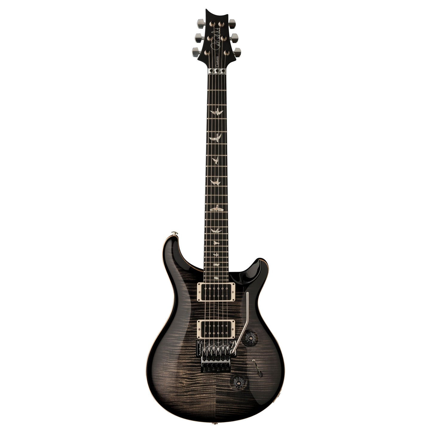 PRS Custom 24 Floyd Rose Electric Guitar - Faded Charcoal Burst