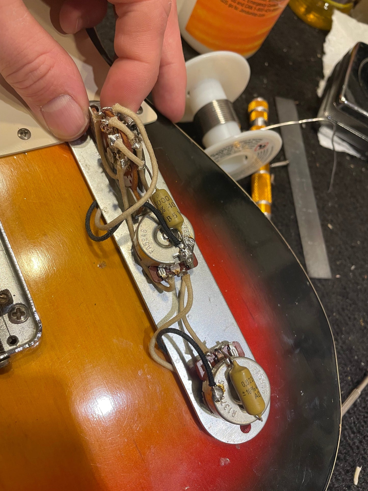 Fender Custom Esquire Sunburst Refin 1961