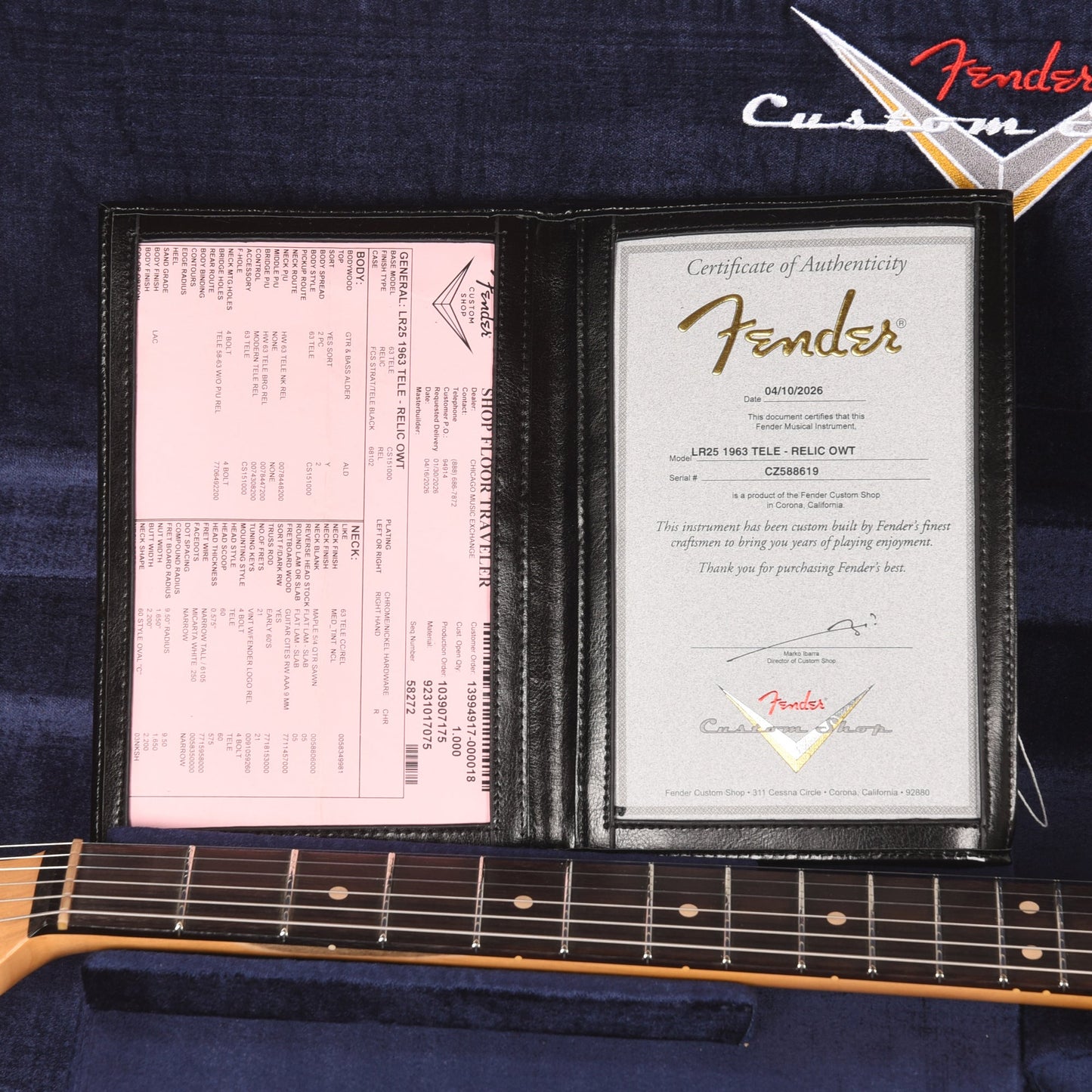 Fender Custom Shop Limited Edition 1963 Telecaster Relic Olympic White