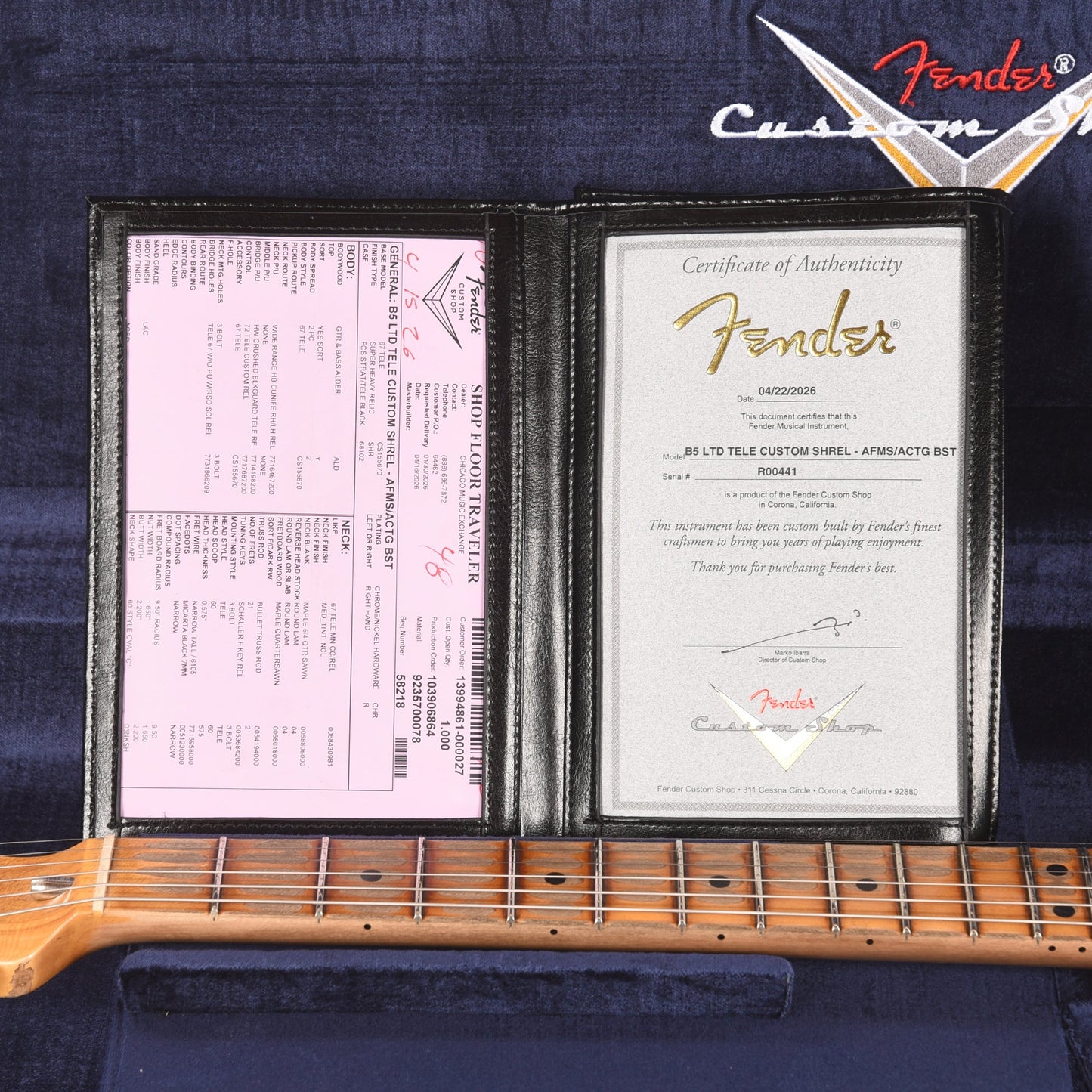 Fender Custom Shop LTD Telecaster Custom Super Heavy Relic Aged Firemist Silver w/Aged Candy Tangerine Burst Twilight Sky