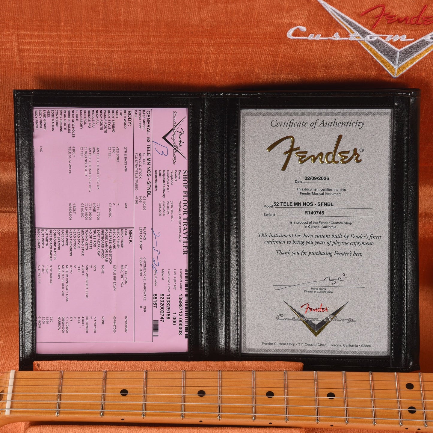 Fender Custom Shop 1952 Telecaster "Chicago Special" NOS Super Faded Nocaster Blonde