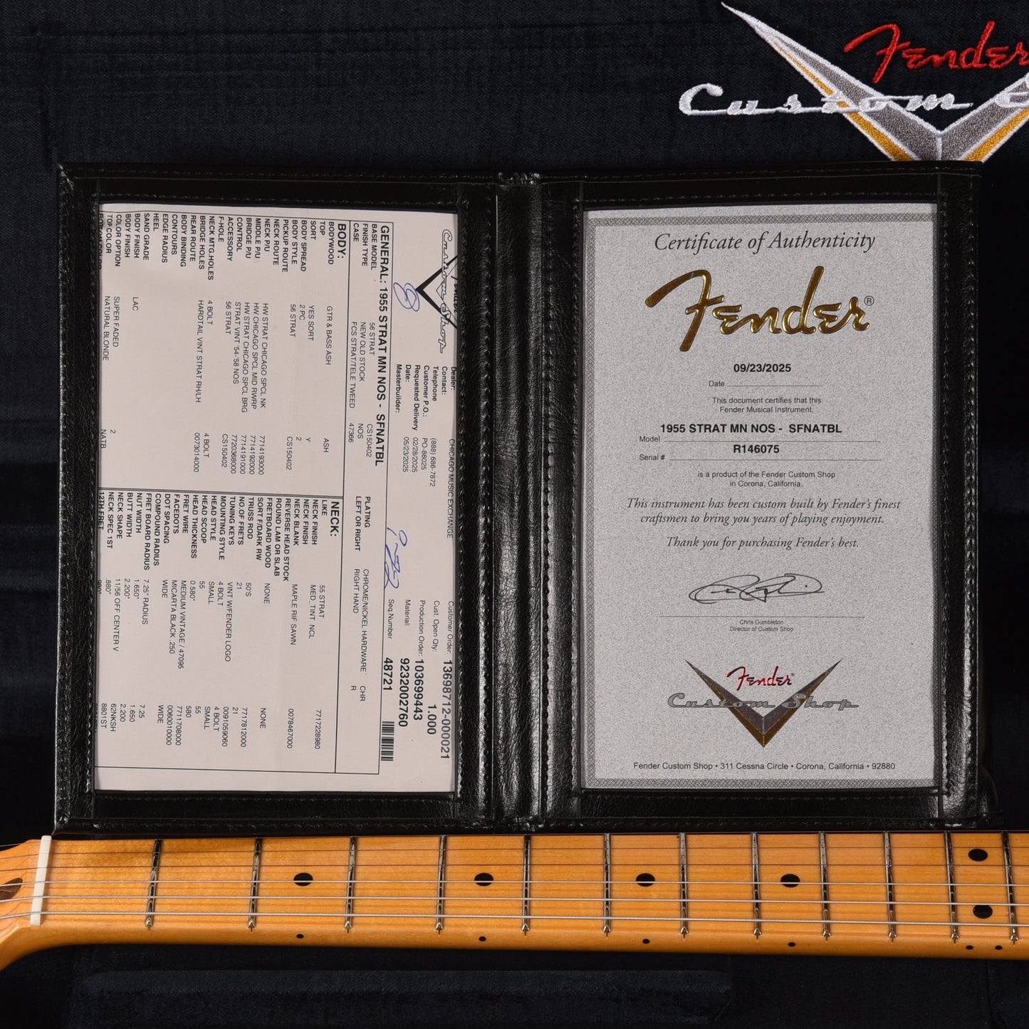 Fender Custom Shop 1955 Stratocaster Hardtail "Chicago Special" NOS Super Faded Natural Blonde