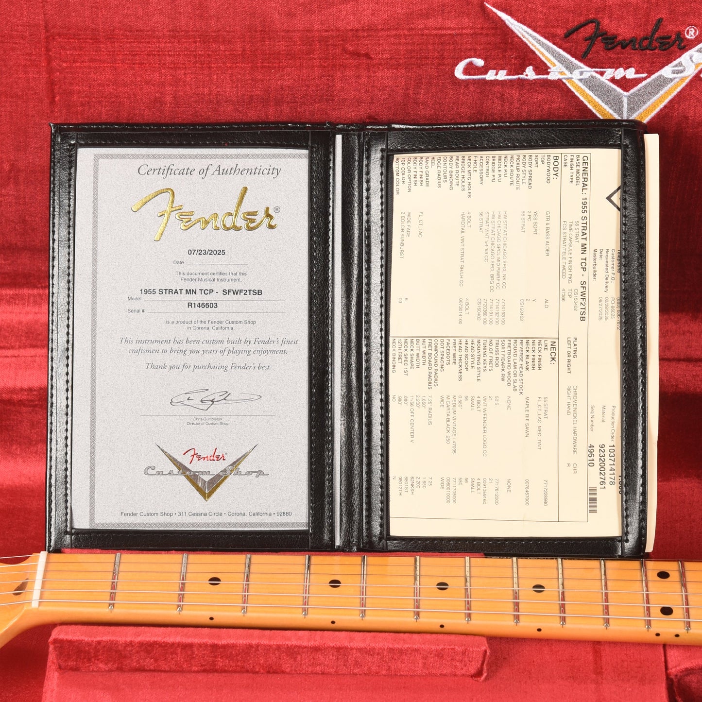 Fender Custom Shop 1955 Stratocaster Hardtail "Chicago Special" Time Capsule Super Faded Wide Fade 2-Color Sunburst