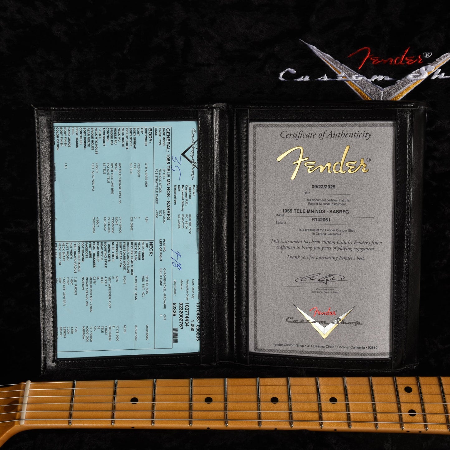 Fender Custom Shop 1955 Telecaster "Chicago Special" NOS Super Aged Surf Green