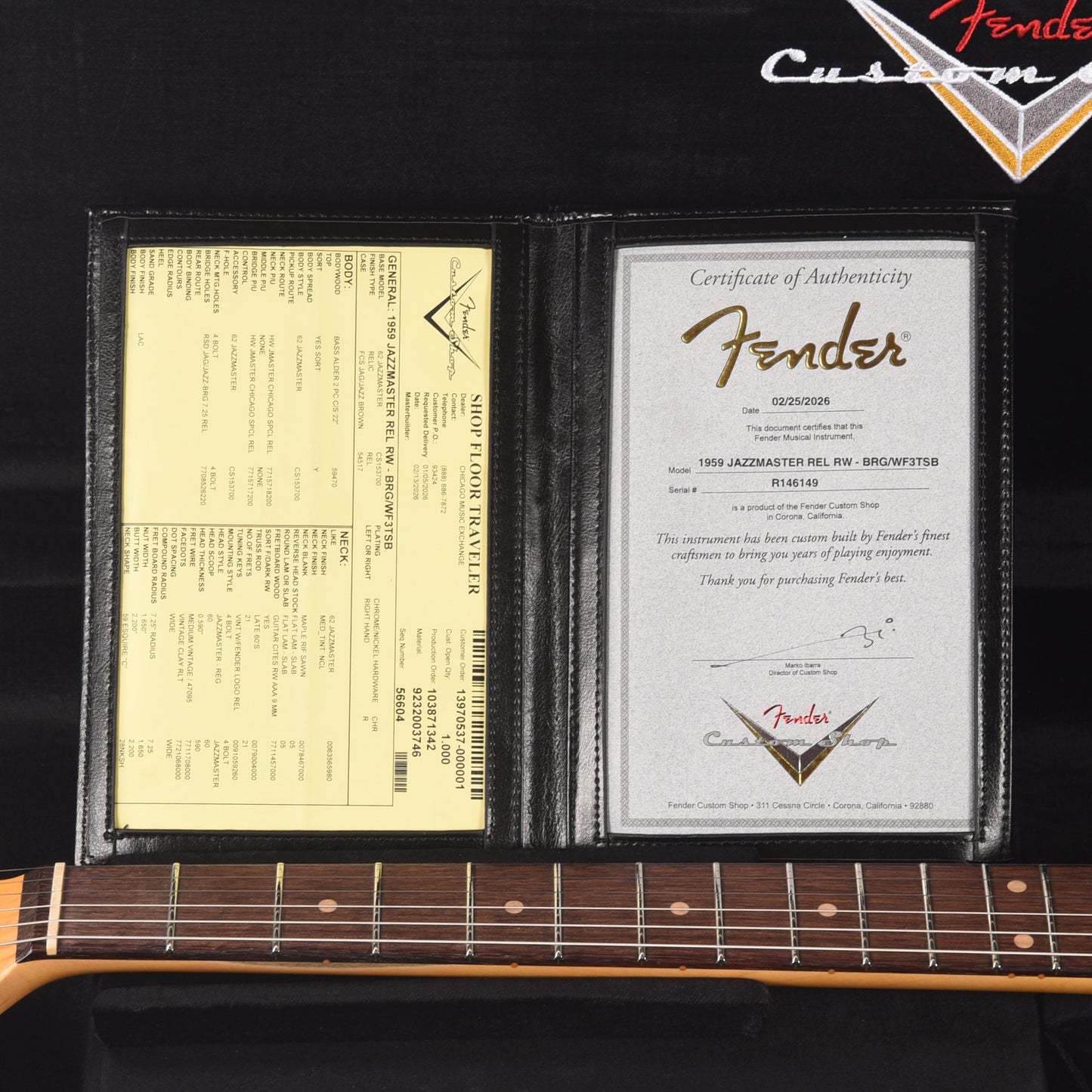 Fender Custom Shop 1959 Jazzmaster "Chicago Special" Relic British Racing Green over Wide Fade 3-Color Sunburst