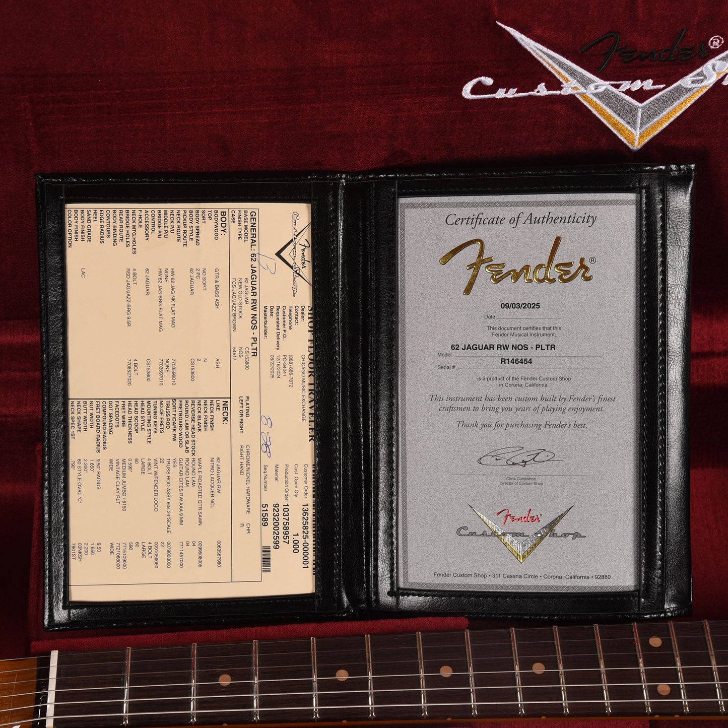 Fender Custom Shop 1962 Jaguar NOS Purple Transparent