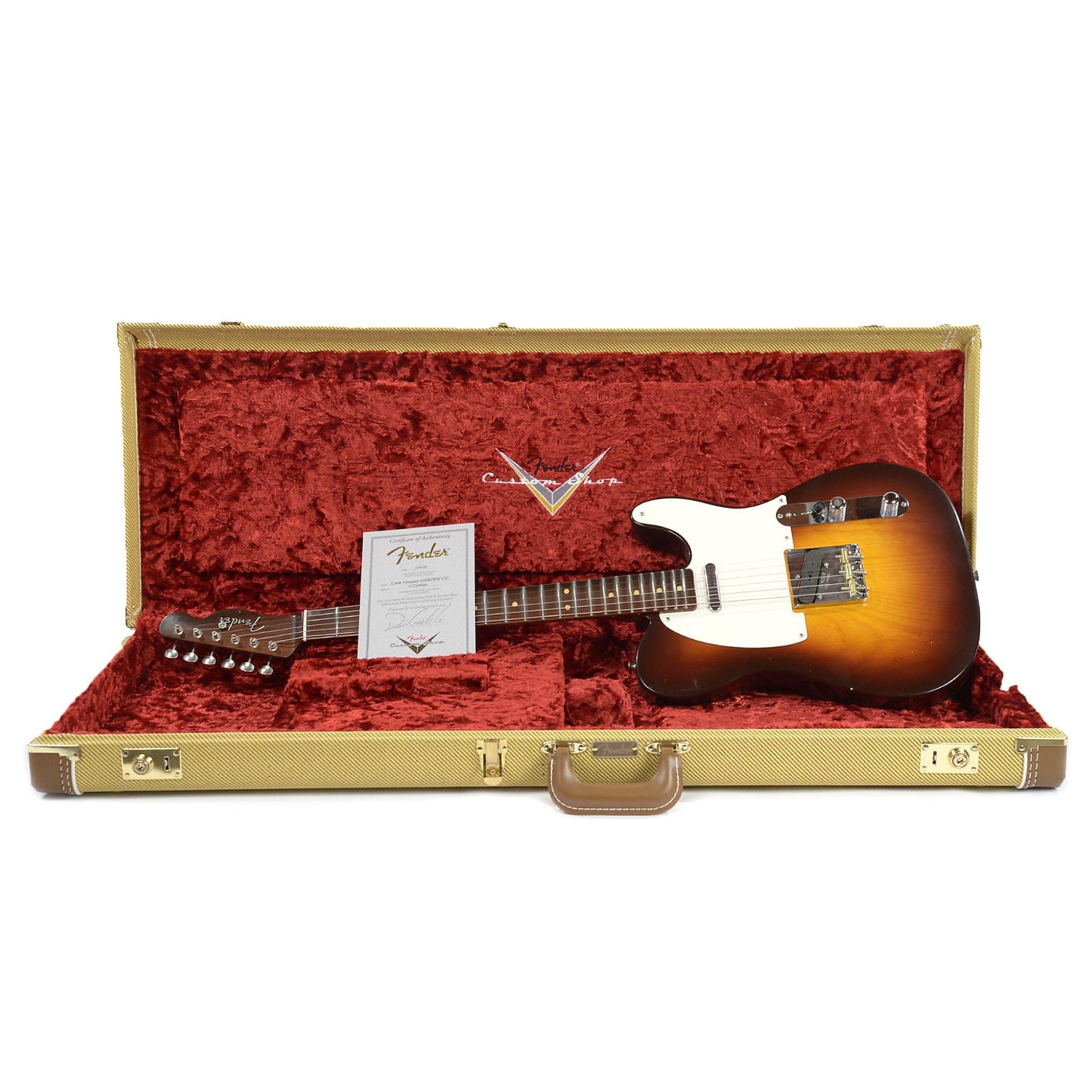 Fender Custom Shop Nocaster Brazilian Neck 2-Color Sunburst Master Built by Dennis Galuszka