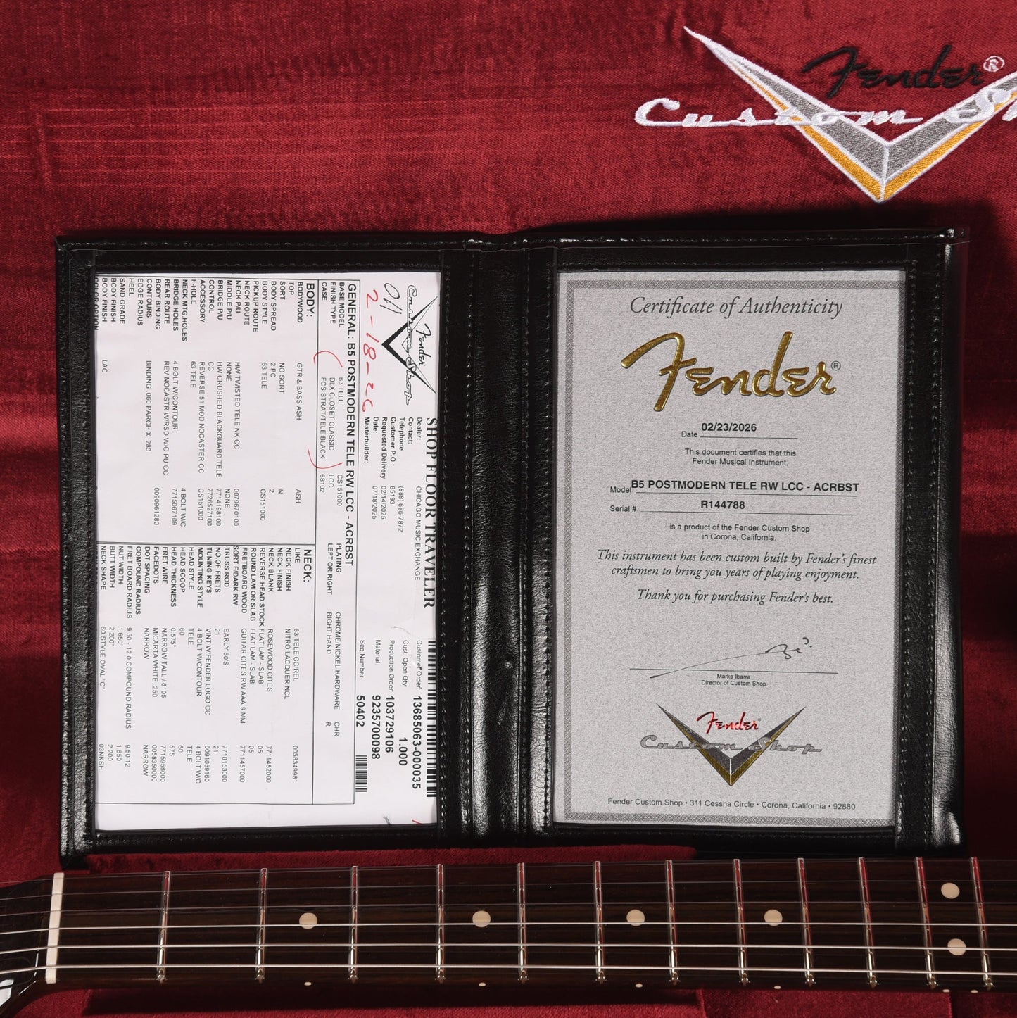 Fender Custom Shop Postmodern Telecaster Deluxe Closet Classic Aged Crimson Burst
