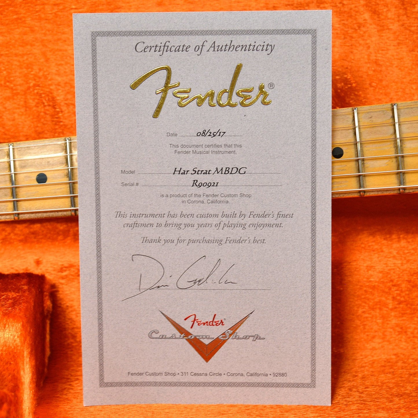 Fender Custom Shop "Private Collection" H.A.R. Stratocaster Master Built by Dennis Galuszka