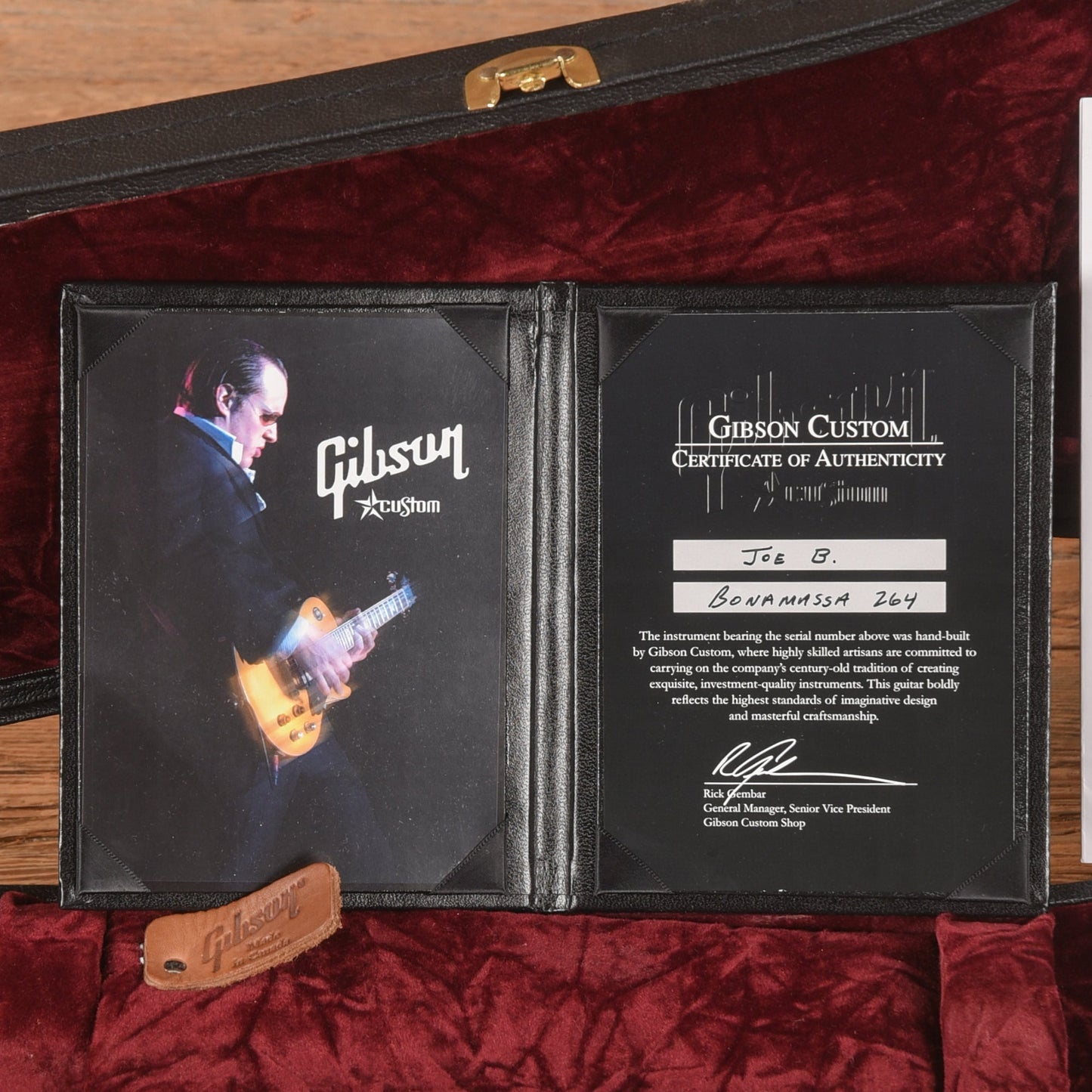 Gibson Custom Shop "Inspired By" Joe Bonamassa VOS Les Paul Model Gold Top