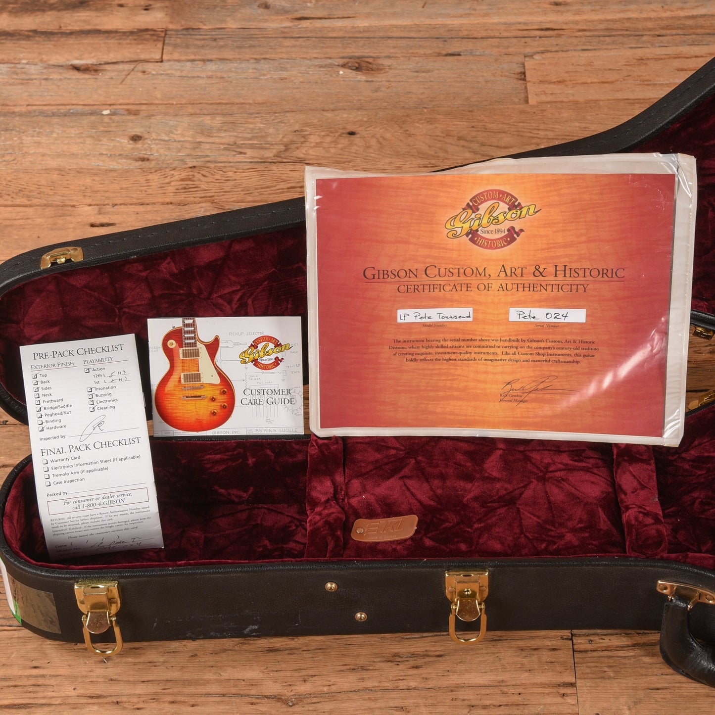Gibson Custom Shop Pete Townshend Les Paul Deluxe #1 Wine Red 2006
