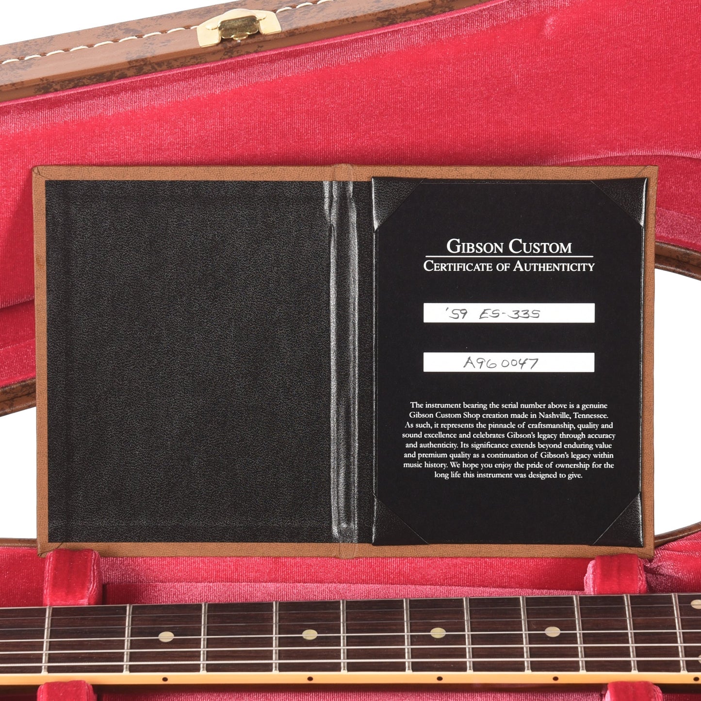 Gibson Custom Shop 1959 ES-335 Reissue Vintage Burst VOS